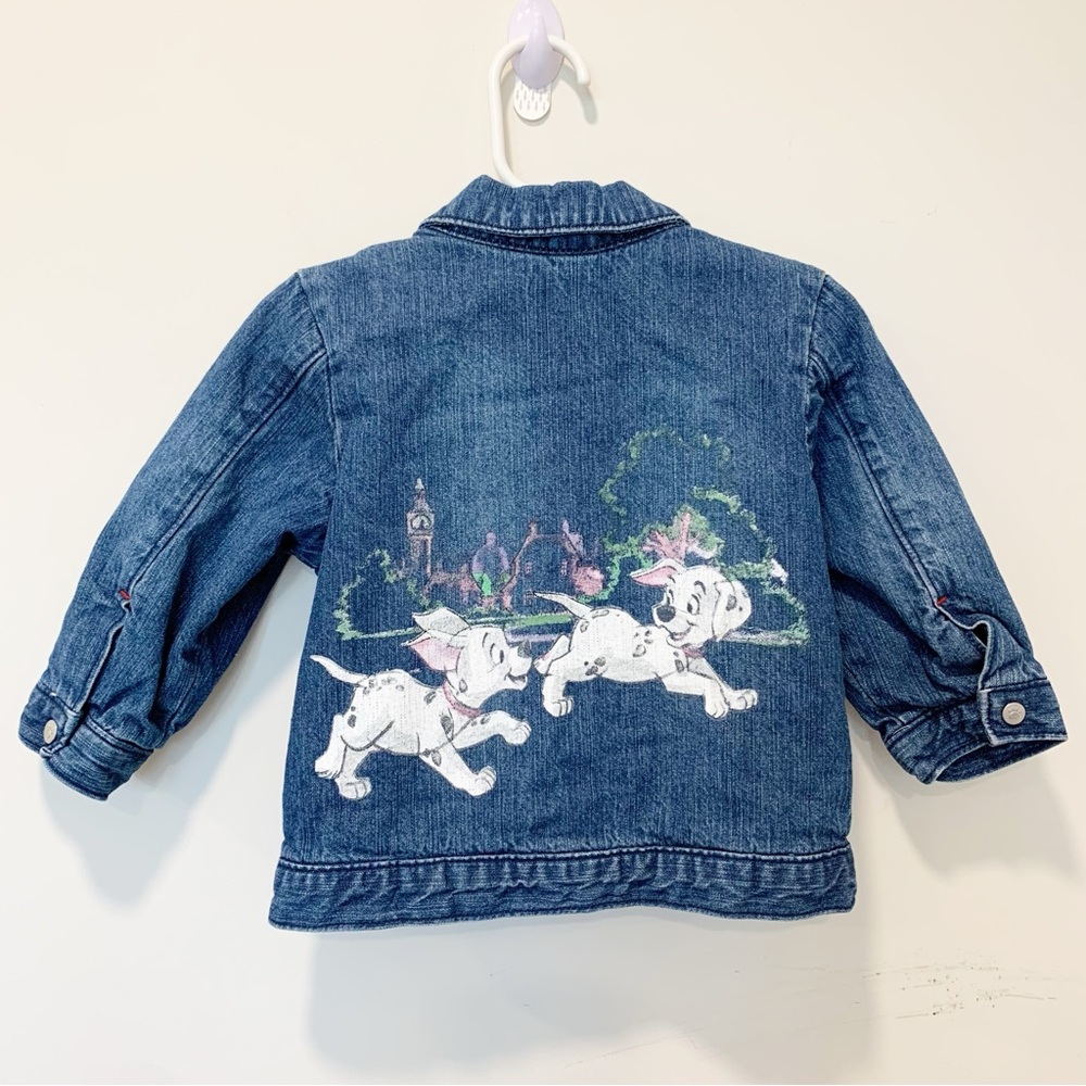DISNEY | Rare 101 Dalmatians Vintage Jean Jacket Size 18 Months